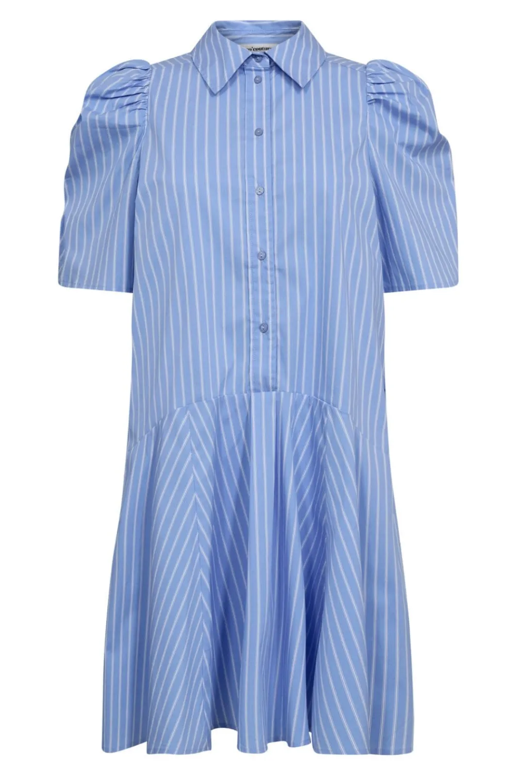 Co´Couture Bluser & Skjorter|Ammevenligt Tøj<Micacc Stripe Ss Shirt Dress 36551