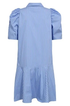 Co´Couture Bluser & Skjorter|Ammevenligt Tøj<Micacc Stripe Ss Shirt Dress 36551