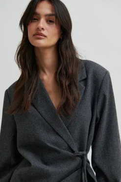 Clearance Milea Wrap Shirt 60267 Bluser & Skjorter