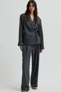 Clearance Milea Wrap Shirt 60267 Bluser & Skjorter