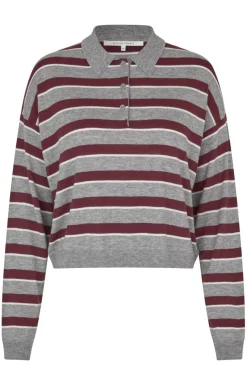 Second Female Bluser & Skjorter<Miley Knit Collar 60411