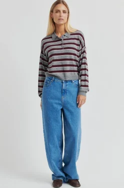 Second Female Bluser & Skjorter<Miley Knit Collar 60411
