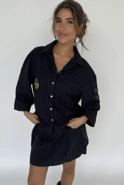 Continue Bluser & Skjorter<Mili Pinstripe Patch 14999