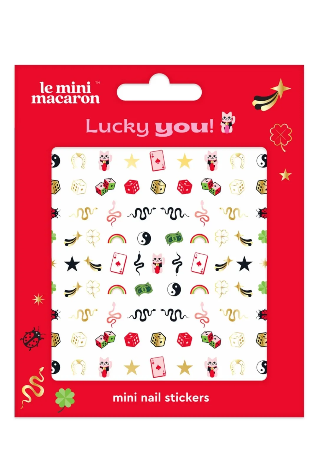Le Mini Macaron Negle Ting<Mini Nail Stickers NA028