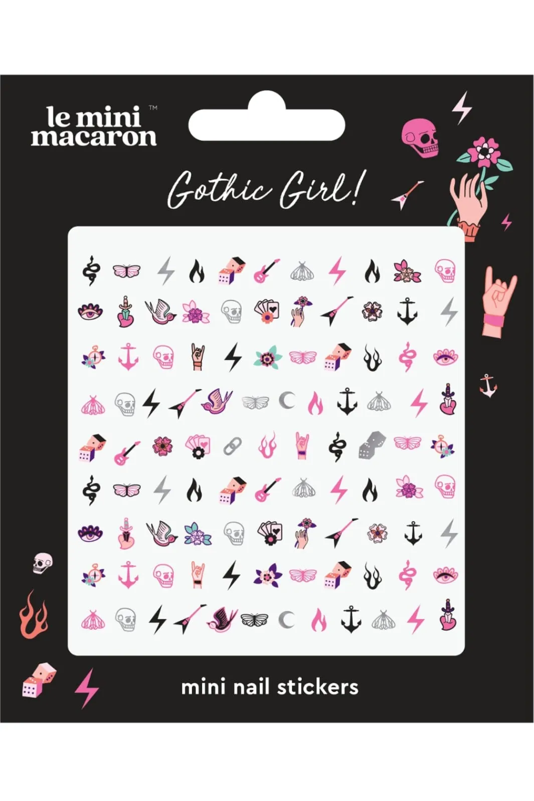 Le Mini Macaron Negle Ting<Mini Nail Stickers NA018