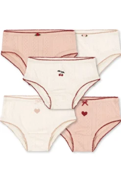 Hot Minna 5 Pack Girl Underpants Gots Ks102816 Børn Nattøj & Undertøj