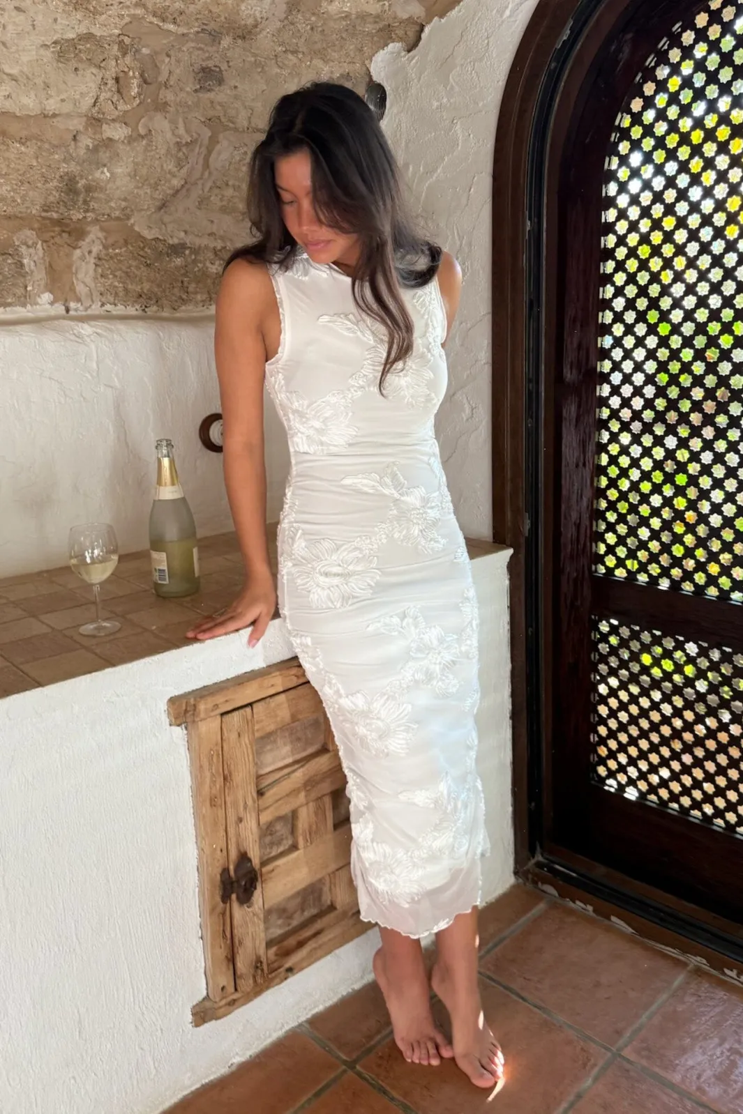 Best Miraic Mesh Dress A23766 Kjoler