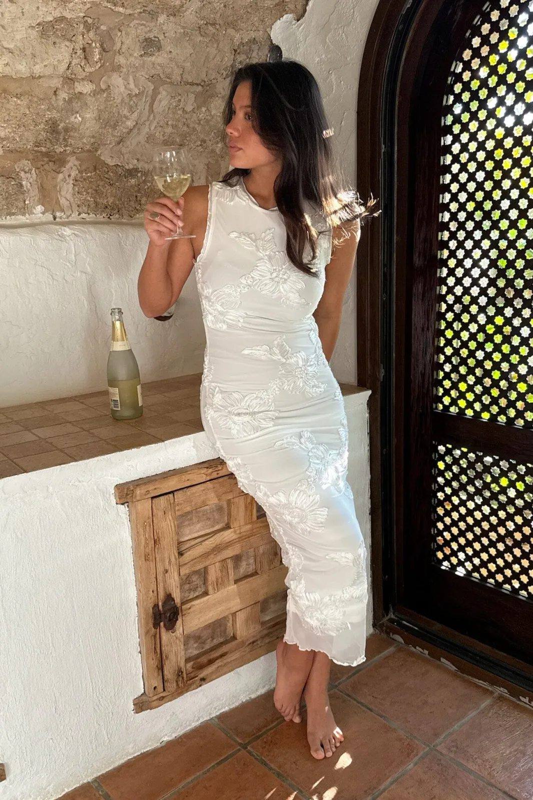 Best Miraic Mesh Dress A23766 Kjoler