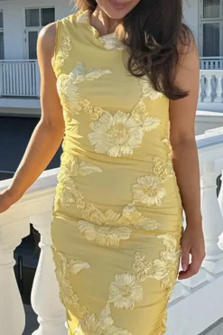Best Miraic Mesh Dress A23766 Kjoler