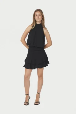 Neo Noir Nederdele<Mitra Frill Structure Skirt 167121