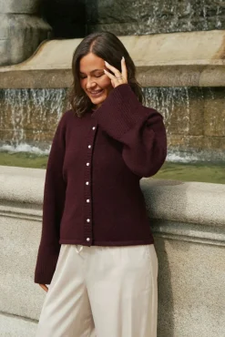 Neo Noir Cardigans|Ammevenligt Tøj<Mixie Knit Cardigan 164837