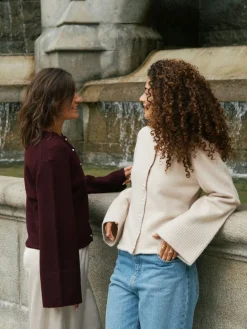 Neo Noir Cardigans|Ammevenligt Tøj<Mixie Knit Cardigan 164837
