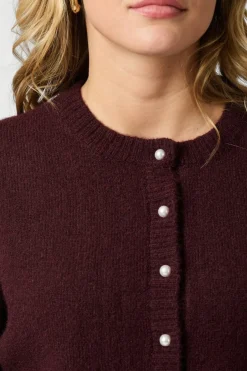 Neo Noir Cardigans|Ammevenligt Tøj<Mixie Knit Cardigan 164837