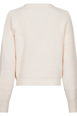 Neo Noir Bluser & Skjorter|Strik<Moana Solid Knit Blouse