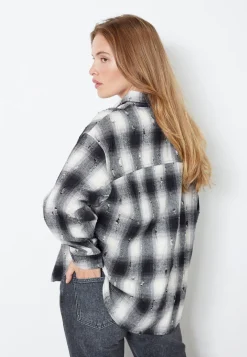 Co´Couture Bluser & Skjorter|Ammevenligt Tøj<Mobycc Check Shirt 35900