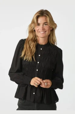 Neo Noir Bluser & Skjorter|Ammevenligt Tøj<Mocca Smock Blouse 166155
