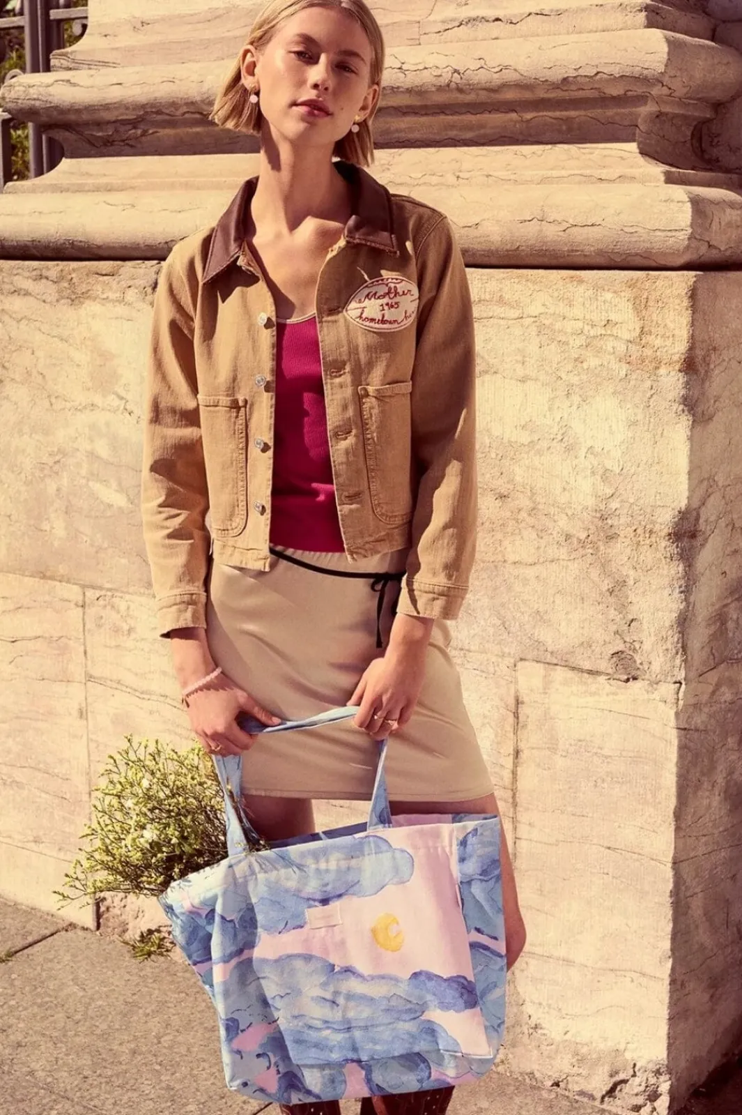 Maanesten Tasker & Punge<Moonshine Rose Big Canvas Totebag