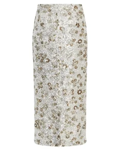 Moss Copenhagen Nederdele<Mschmagnolia Skirt Emb 19473