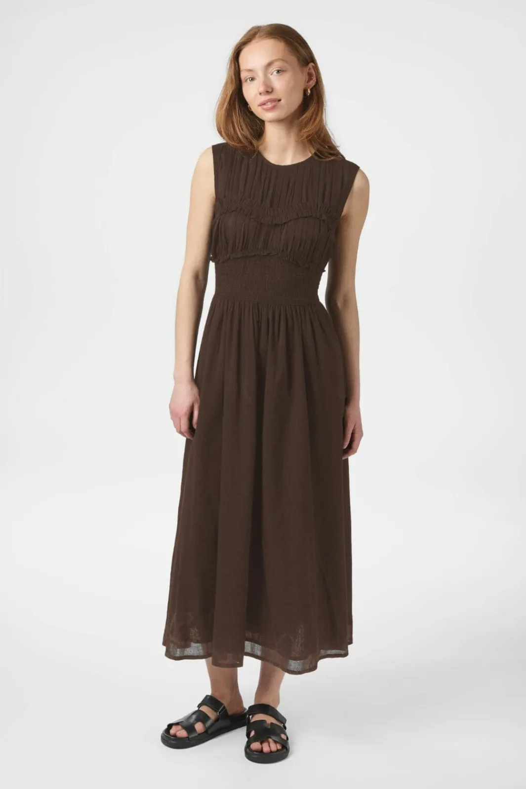 Neo Noir Kjoler<Myrna S Voile Dress 166127