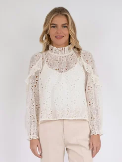 Neo Noir Bluser & Skjorter<Nadira Embroidery Blouse