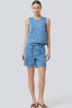 Modström Sæt 🛍️|T-Shirts & Toppe<Naomamd Solid Top 58474