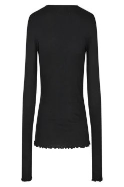 Sale Natalia Ls Round Neck Blouse Bluser & Skjorter