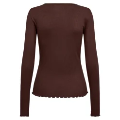 Natalia Ls Round Neck Blouse Bluser & Skjorter