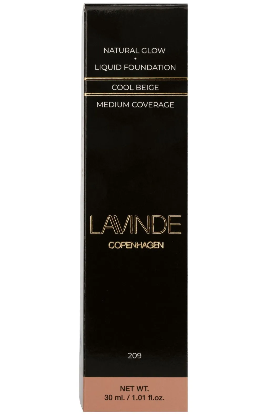 Lavinde Copenhagen Foundation<Natural Glow Liquid Foundation Cool Beige 209