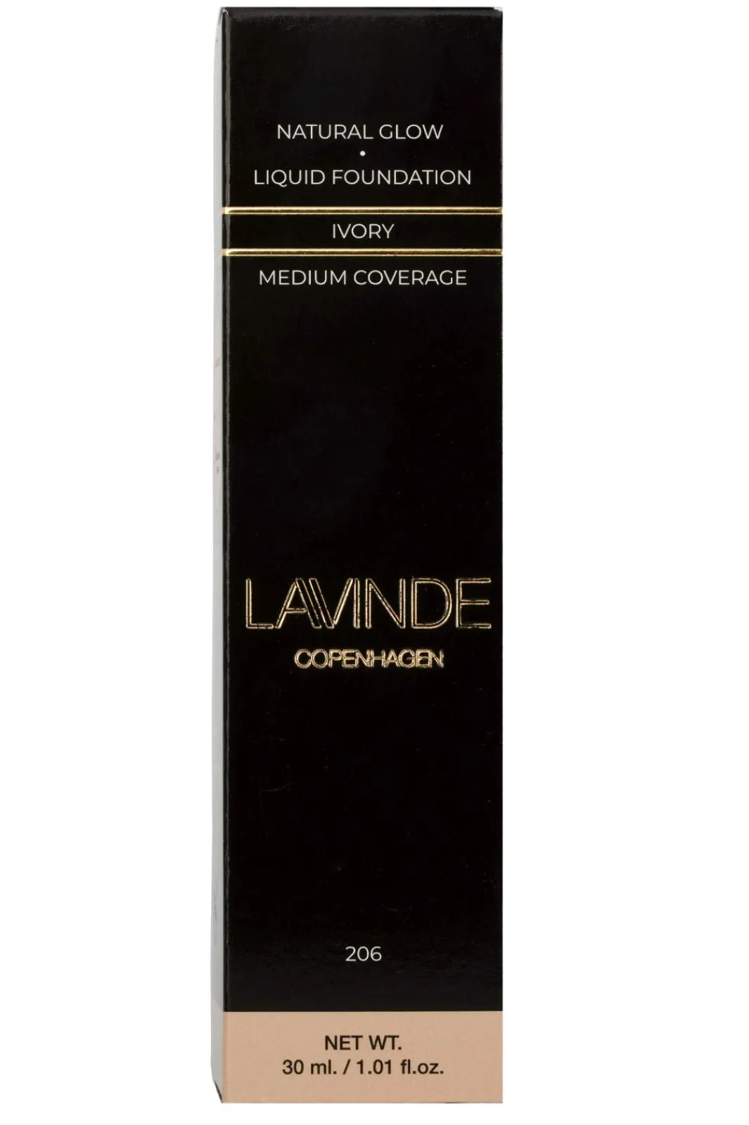 Lavinde Copenhagen Foundation<Natural Glow Liquid Foundation Ivory 206