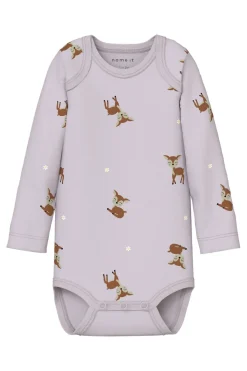 Børn Name It Bodystockings<Nbfbody Ls Deer