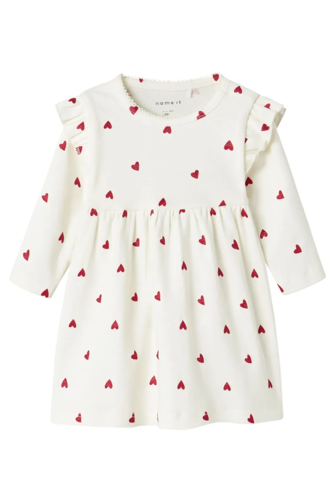 Clearance Nbfdheart Ls Dress Børn Kjoler