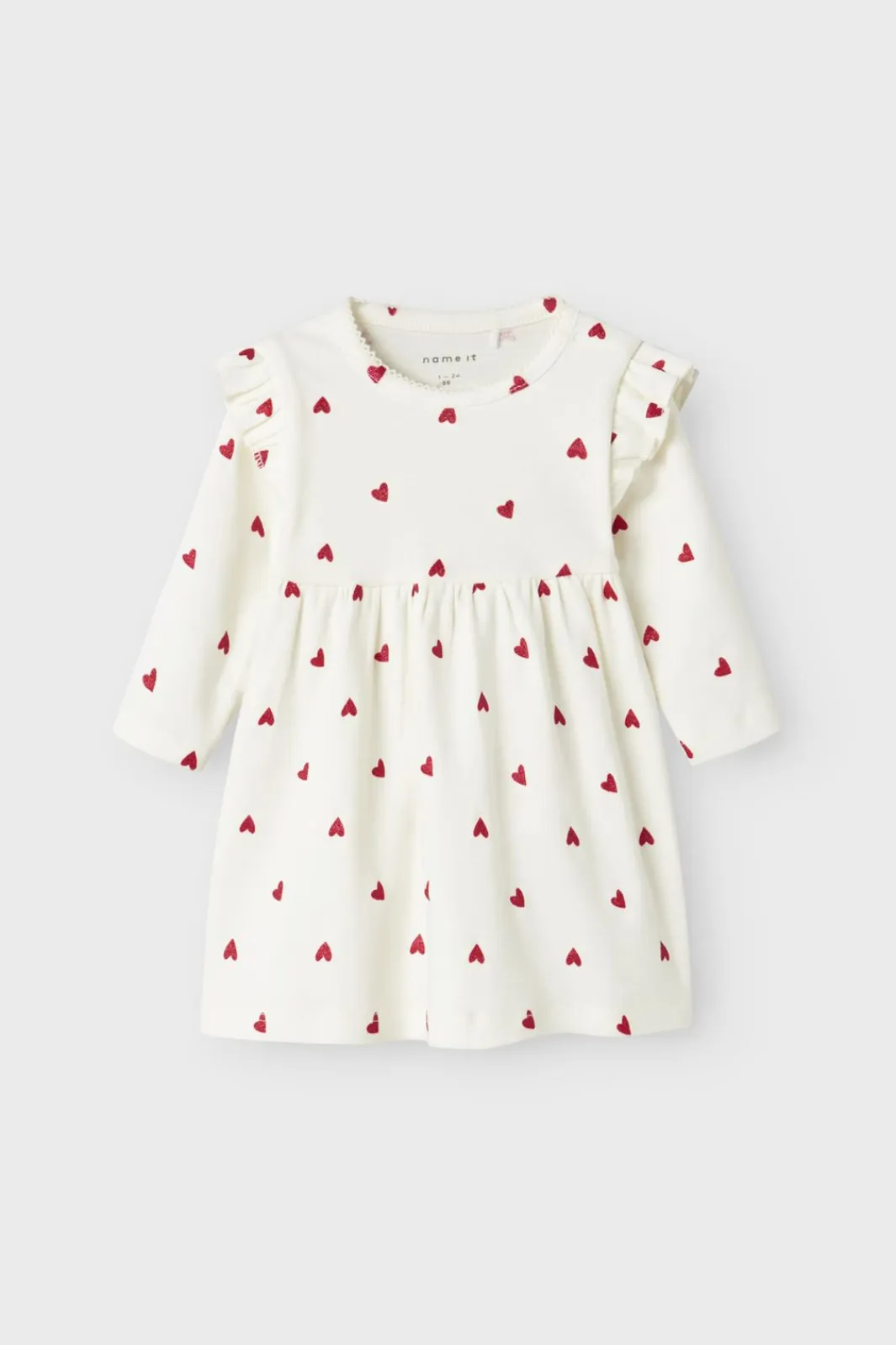 Clearance Nbfdheart Ls Dress Børn Kjoler