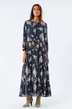 Outlet Neell Maxi Dress Ls24553-3020 Ammevenligt Tøj