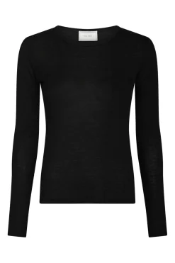 Neo Noir Bluser & Skjorter<Nella Fine Rib Blouse 167271