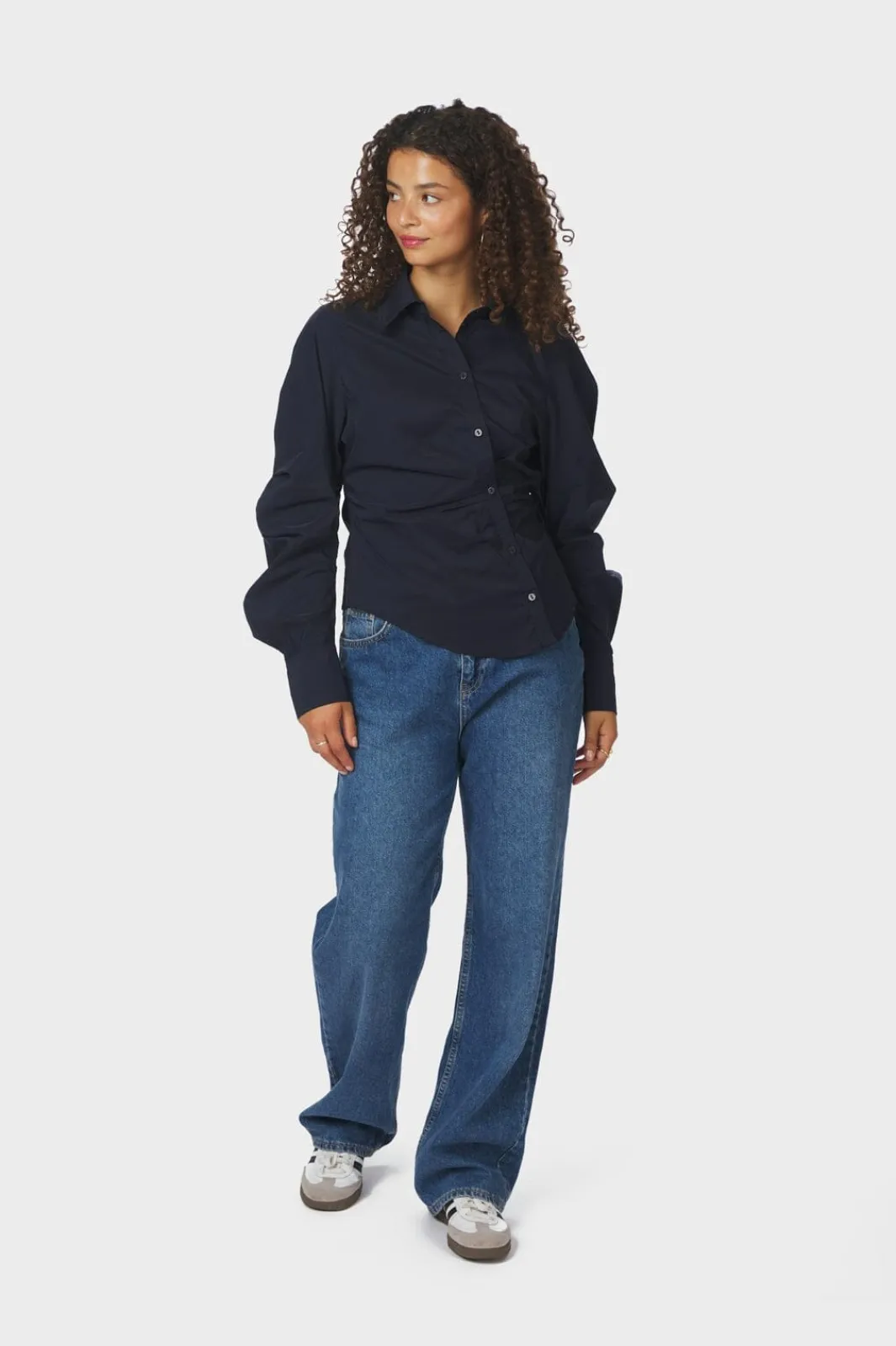 Online Neoella Solid Shirt 167252 Bluser & Skjorter|Ammevenligt Tøj