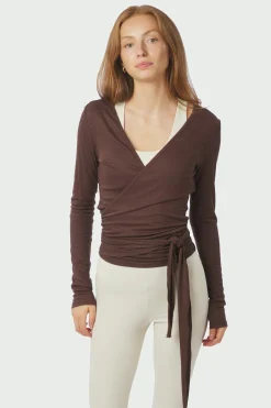 Best Nia Jersey Wrap Blouse 165501 Træningstøj|Bluser & Skjorter