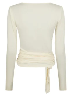 Neo Noir Træningstøj|Bluser & Skjorter<Nia Jersey Wrap Blouse 165501