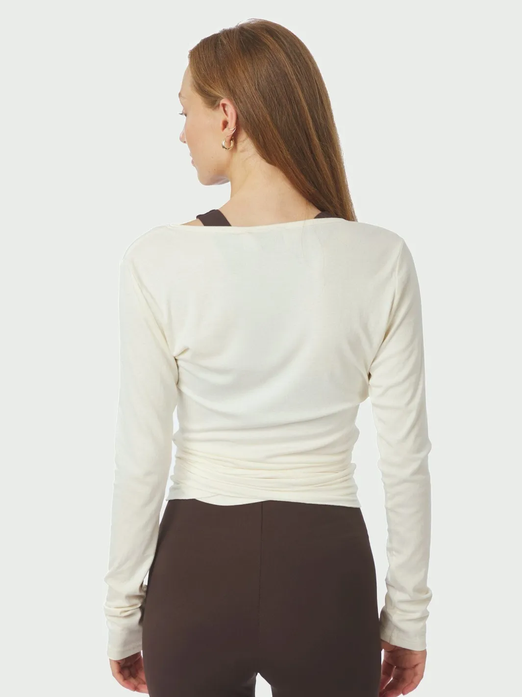 Neo Noir Træningstøj|Bluser & Skjorter<Nia Jersey Wrap Blouse 165501
