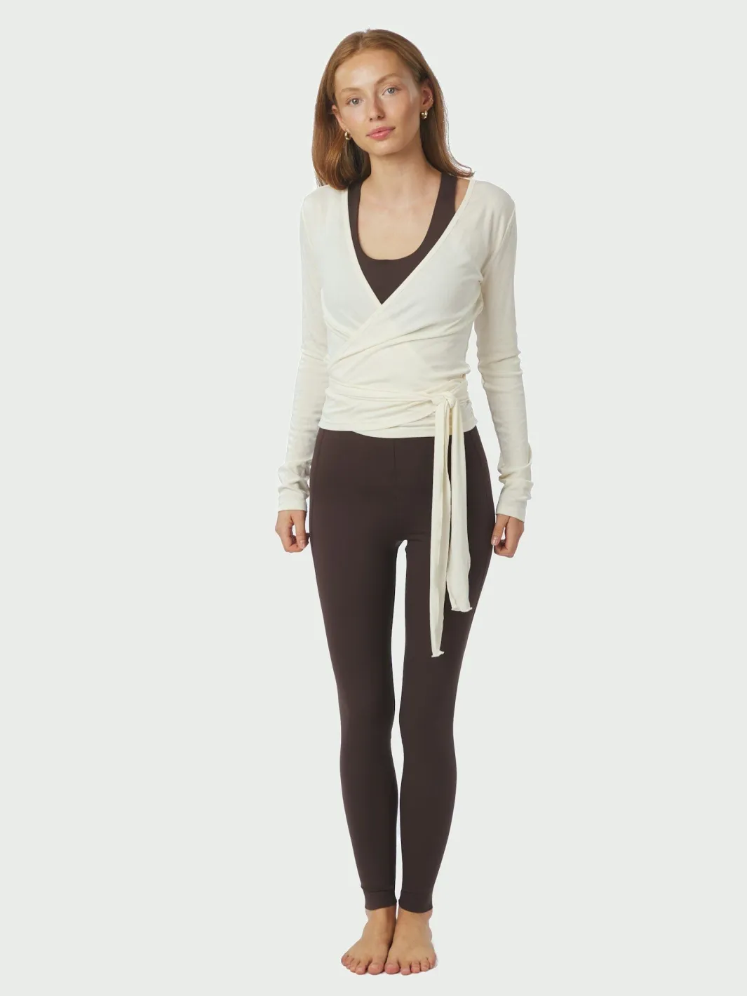Neo Noir Træningstøj|Bluser & Skjorter<Nia Jersey Wrap Blouse 165501