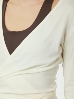 Neo Noir Træningstøj|Bluser & Skjorter<Nia Jersey Wrap Blouse 165501