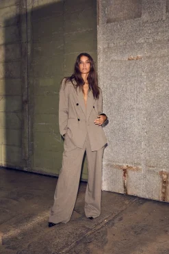 New Nicole Pleat Pant HL10369 Sæt 🛍️|Jakkesæt