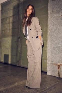 New Nicole Pleat Pant HL10369 Sæt 🛍️|Jakkesæt