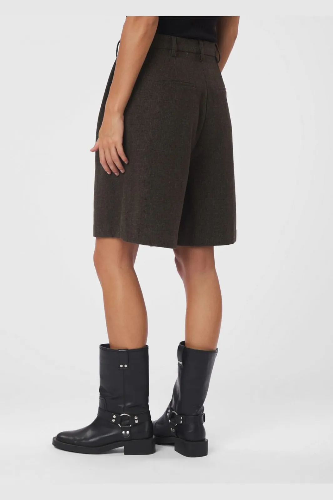 Neo Noir Sæt 🛍️|Shorts<Nika Mini Check Shorts 167169