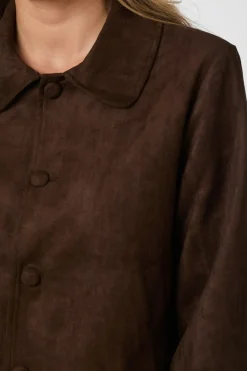 Outlet Nilo Faux Suede Jacket 165954 Overtøj & Jakker