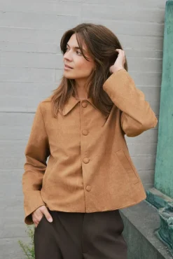 Neo Noir Overtøj & Jakker<Nilo Faux Suede Jacket 165954