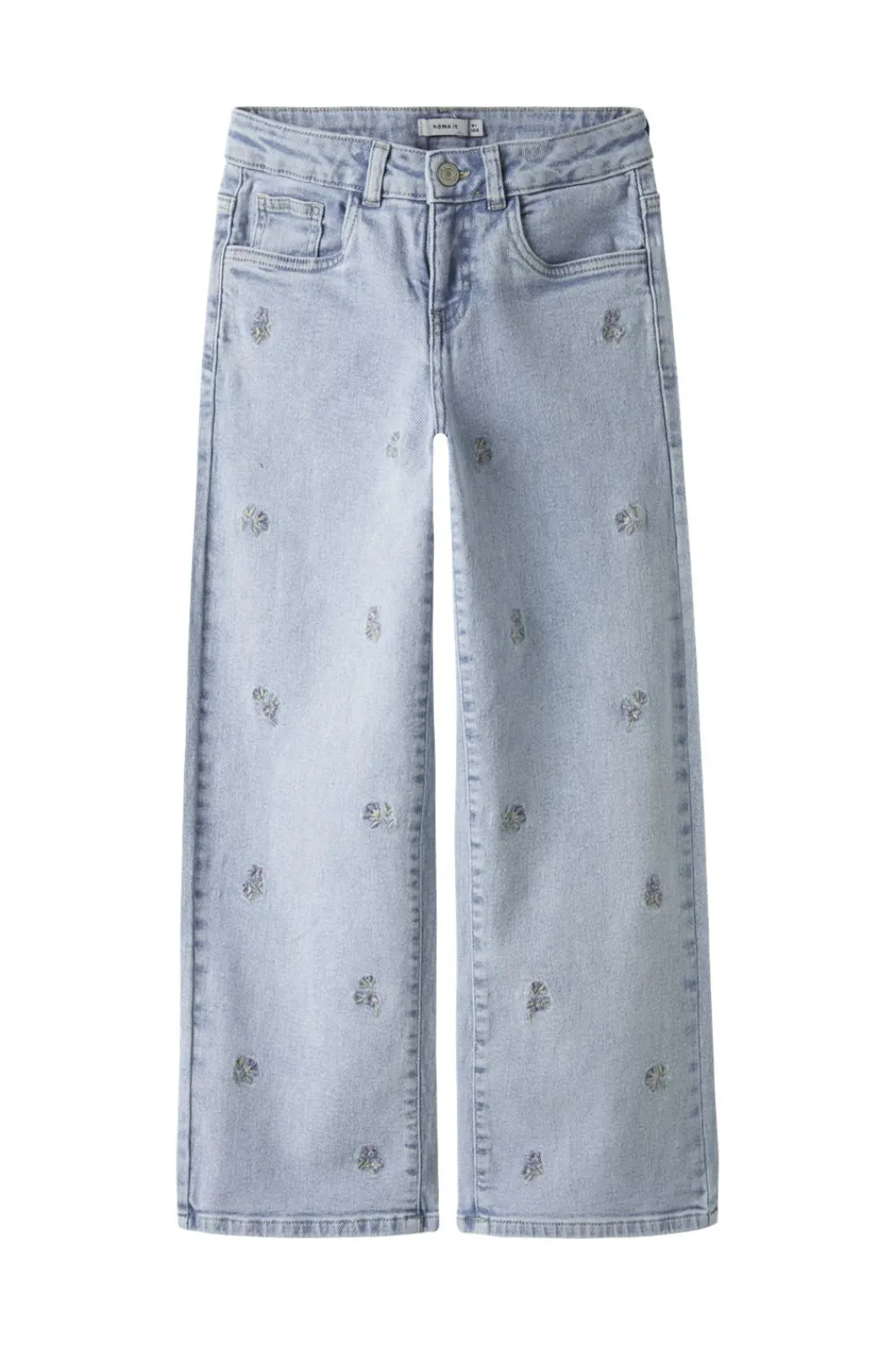 Best Nkfrose Wide Emb Jeans 2010-Fr Børn Bukser & Leggings