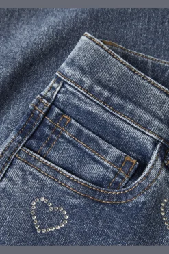 New Nkfrose Wide Rhinestone Jeans 4417-Im T Børn Bukser & Leggings