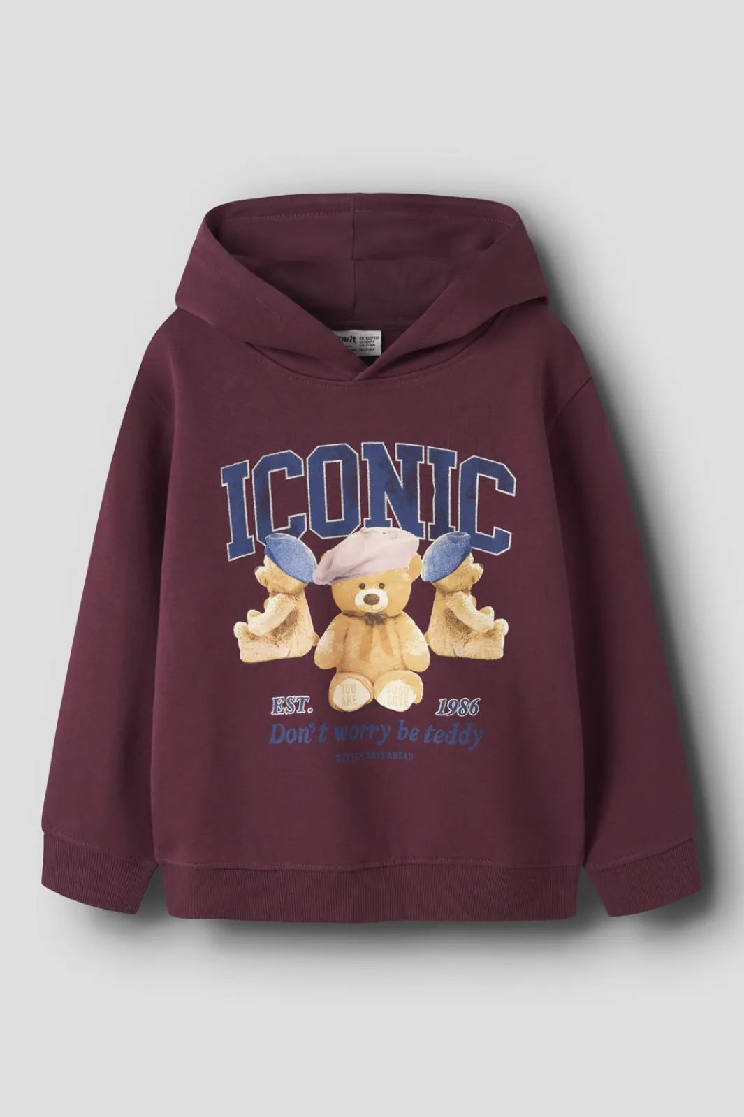 Best Nkfrycca Ls Nreg Sweat Wh Box Børn Joggingsæt|Bluser & Skjorter