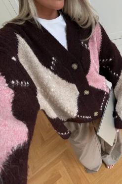 Outlet N-Laiana Knit Cardigan 14670002 Cardigans|Ammevenligt Tøj
