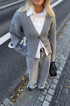 Outlet N-Lenyx Knit 14830001 Cardigans|Ammevenligt Tøj